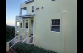 Side view to apartments