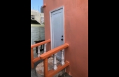 Entrance to the side for the studio