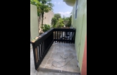 Back yard with little terrace