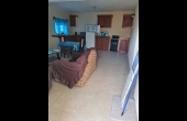 View of Kitchen and living area