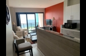 View of living and dining