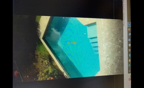 Plunge pool on property