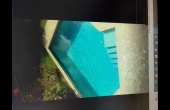 Plunge pool on property