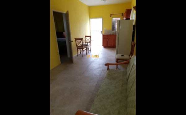 View of the living room & Kitchen area