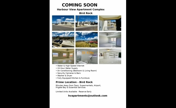 Newly Construction One Bed (Top fl))- Birdrock