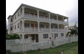Entrance to the apartment, located to the side of the building.