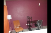 study desk and chair